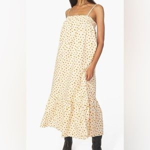 NWT- WeWoreWhat x Revolve Smocked MIDI Ditsy Daisies Dress